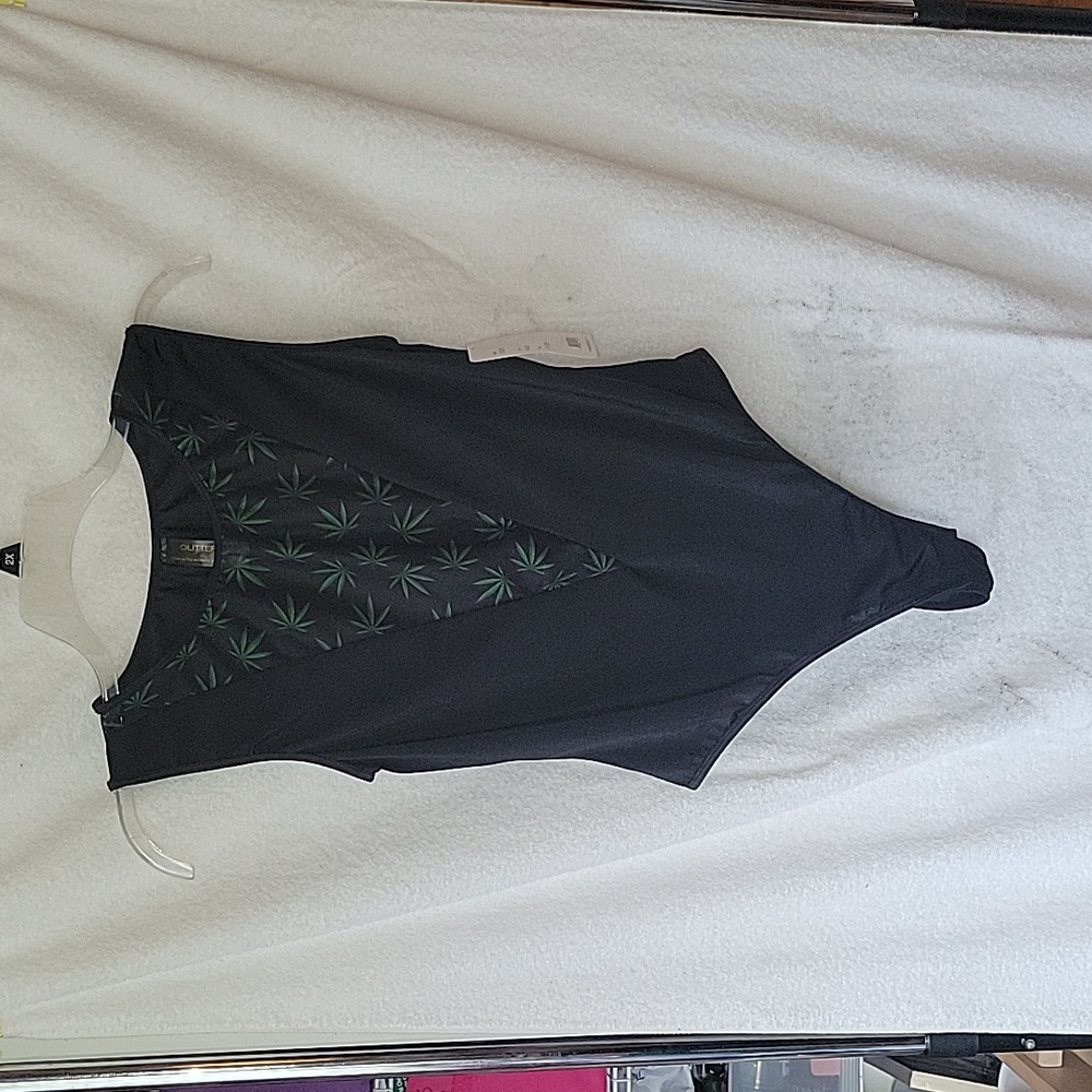 Pot Leaf Bodysuit NWT